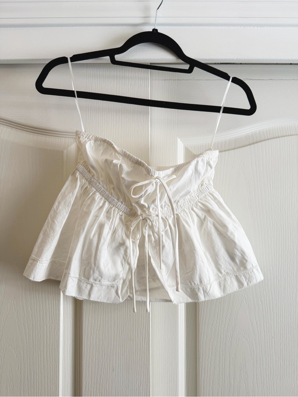 Reformation Rowen White Strapless Top - Picture 2 of 4